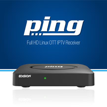 EDISION PING. Neuer OTT IPTV H265 HEVC Receiver!