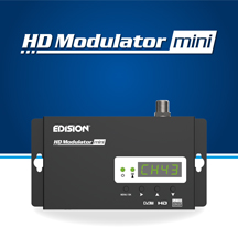 Neuer HDMIModulator Mini. ALLE FUNKTIONEN IN MINI-GRÖSSE UND EXTRA ATTRAKTIVEM PREIS.